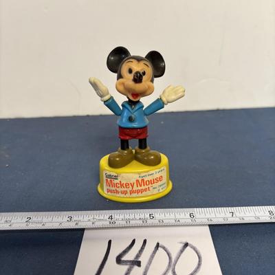 Vintage Mickey Mouse Push-up Puppet