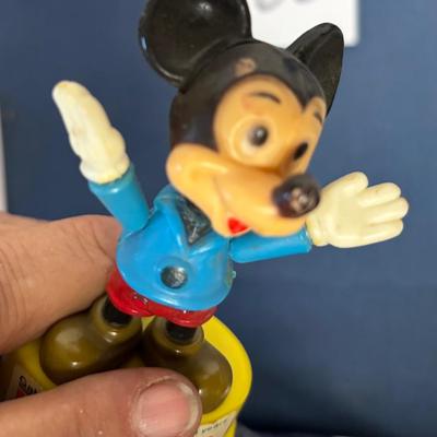 Vintage Mickey Mouse Push-up Puppet