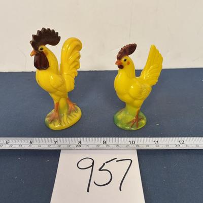 Vintage Chicken Rattles