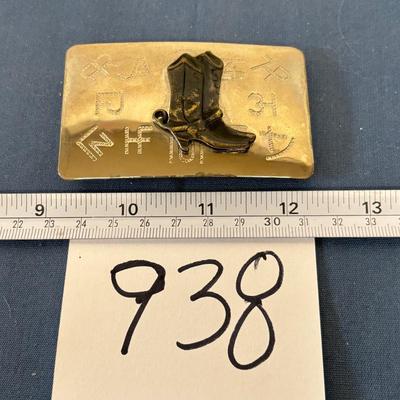 Vintage Western Belt Buckle
