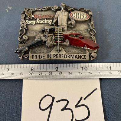 Vintage Winston Drag Racing Buckle
