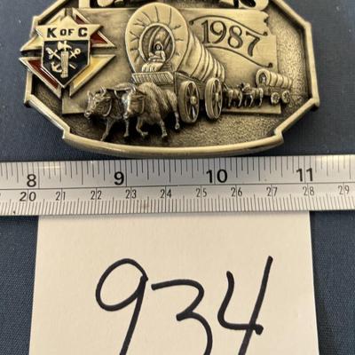 Vintage Knights of Columbus Buck