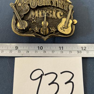 Country Music Belt Buckle