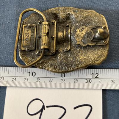 Vintage Square Dancing Buckle