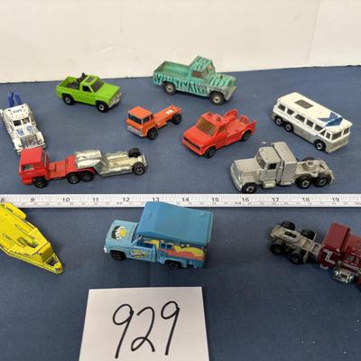 Vintage Truck and Trailer Toy Lot