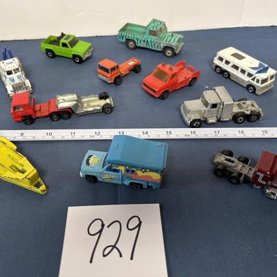 Vintage Truck and Trailer Toy Lot