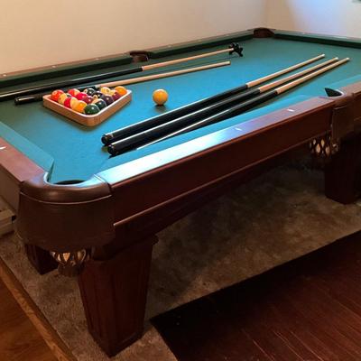 Allenton Chestnut 7’ Brunswick Slates Pool Table