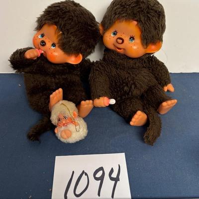 Vintage Monchhichi Dolls