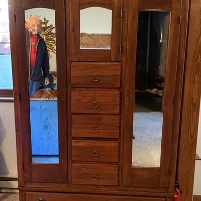 Beautiful 1920’s refurbished Armoire