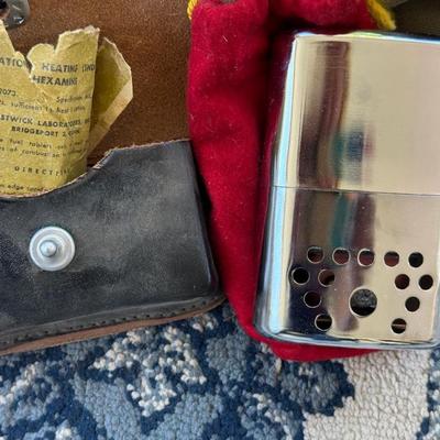 Great Group of Vintage Army survival needs, kit/bag/cooking/lantern