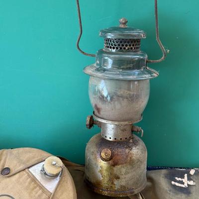 Great Group of Vintage Army survival needs, kit/bag/cooking/lantern
