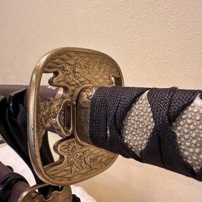 Japanese-Style Katana & Wakizashi Set – Matching Pair w/ Stand
