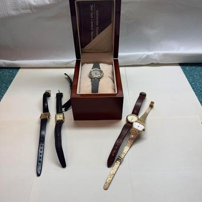 1059 Lot of Ladies Watches Bulova , Philippe Charriol