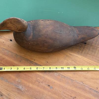 Vintage Wooden Duck Decoy