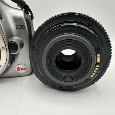 Canon EOS Digital Rebel 6.3MP DSLR Camera with Canon EF-S 18-55mm f/3.5-5.6 Zoom Lens + Charger