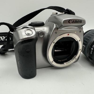 Canon EOS Digital Rebel 6.3MP DSLR Camera with Canon EF-S 18-55mm f/3.5-5.6 Zoom Lens + Charger