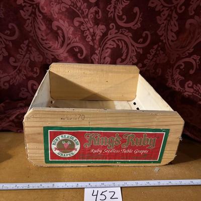 Vintage Grape Box