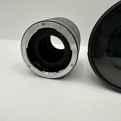 Lot of Vintage Camera Lenses – Vivitar 135mm f/2.8, Olympus OM-System 135mm, Promaster AF 12-24mm, Vivitar Extension Tube