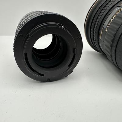 Lot of Vintage Camera Lenses – Vivitar 135mm f/2.8, Olympus OM-System 135mm, Promaster AF 12-24mm, Vivitar Extension Tube