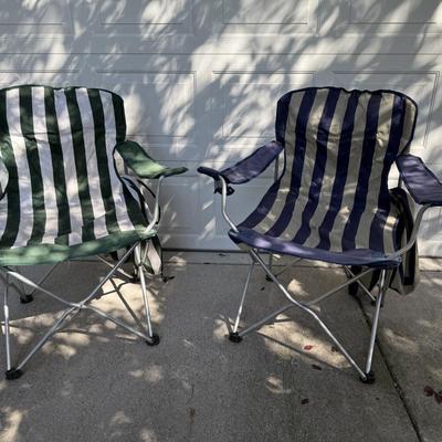 Stripped Camping Chairs