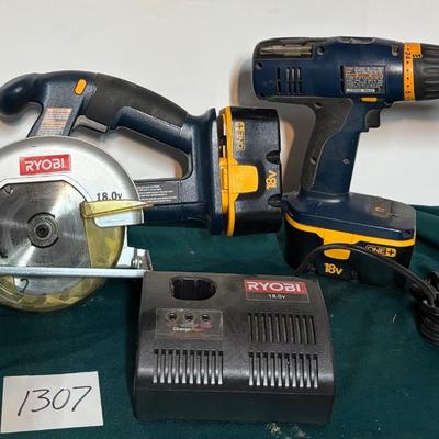 Ryobi Saw and Drill Set