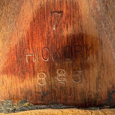 1920’s Vintage Hickory 885 wooden Skis by Strand w/leather straps