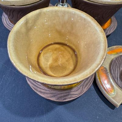 Mid-Century Modern (MCM) condiment or relish caddy.