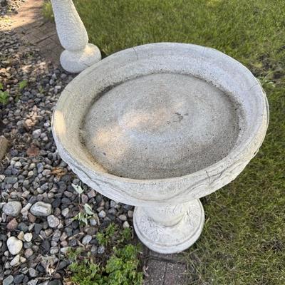 Concrete Bird Bath