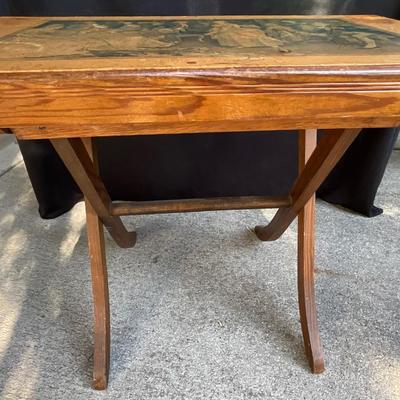 Vintage French Art display coffee table