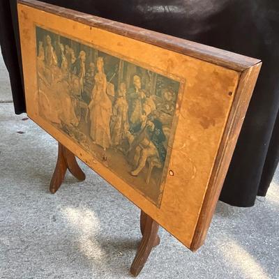 Vintage French Art display coffee table