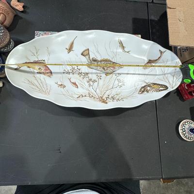Waverly Products Melamine Fish Platter.