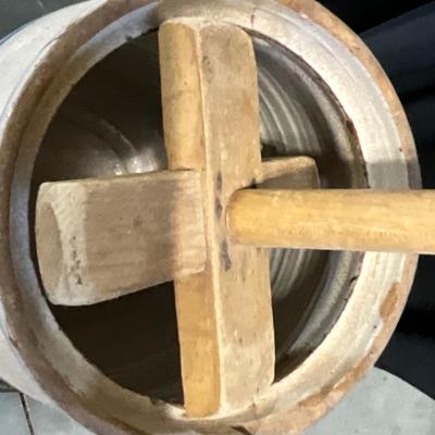 Vintage Marshall Pottery butter churn
