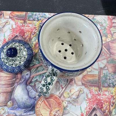 Ceramika Artystyczna Polish Pottery Brewing Mug