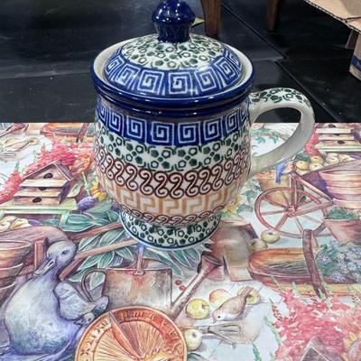 Ceramika Artystyczna Polish Pottery Brewing Mug