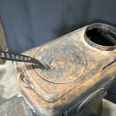Vintage Cast Iron Stove by Ranger Southern Co-Operative Founder