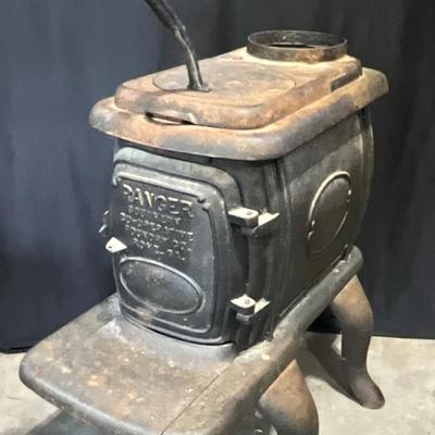 Vintage Cast Iron Stove by Ranger Southern Co-Operative Founder