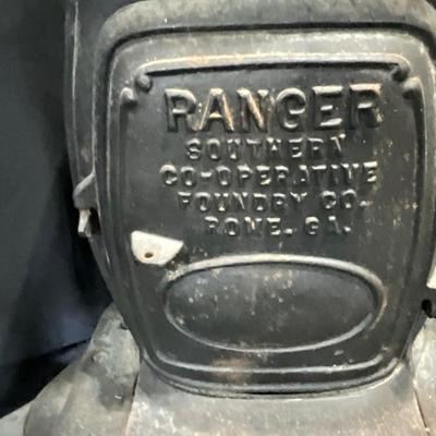 Vintage Cast Iron Stove by Ranger Southern Co-Operative Founder