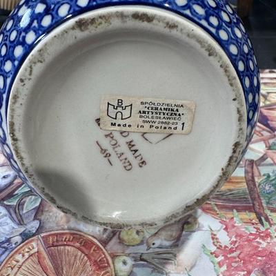 Bolesławiec Polish Pottery creamer pitcher