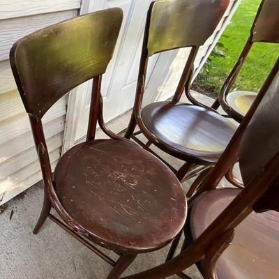 Vintage Wooden Chairs - 5