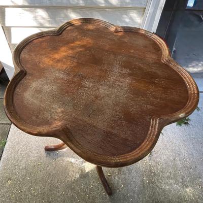 Vintage Brandt Scalloped Tray Table