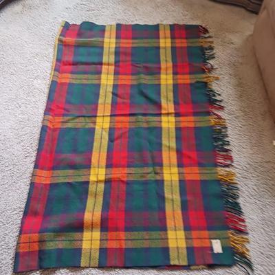 JOHN DEERE AND HORNER WOOL THROW BLANKETS