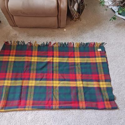 JOHN DEERE AND HORNER WOOL THROW BLANKETS