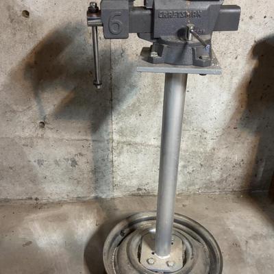 Craftsman 6” Bench Vise on Stand