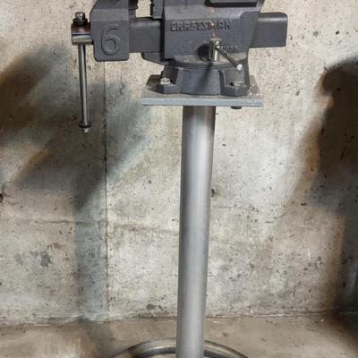Craftsman 6” Bench Vise on Stand