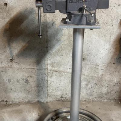 Craftsman 6” Bench Vise on Stand