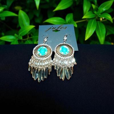 Vintage Southwest Style "Jules" Dangle Wire Hook Earrings