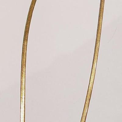 Gold Tone Steel Necklace
