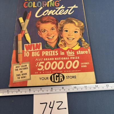 Vintage Coloring Contest