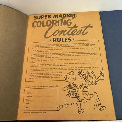Vintage Coloring Contest