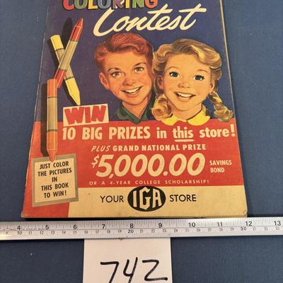 Vintage Coloring Contest